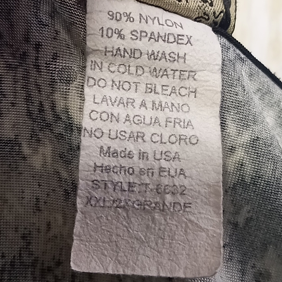 Haley Kelly Fashion Nylon/Spandex Blouse Size XXL - Picture 8 of 14